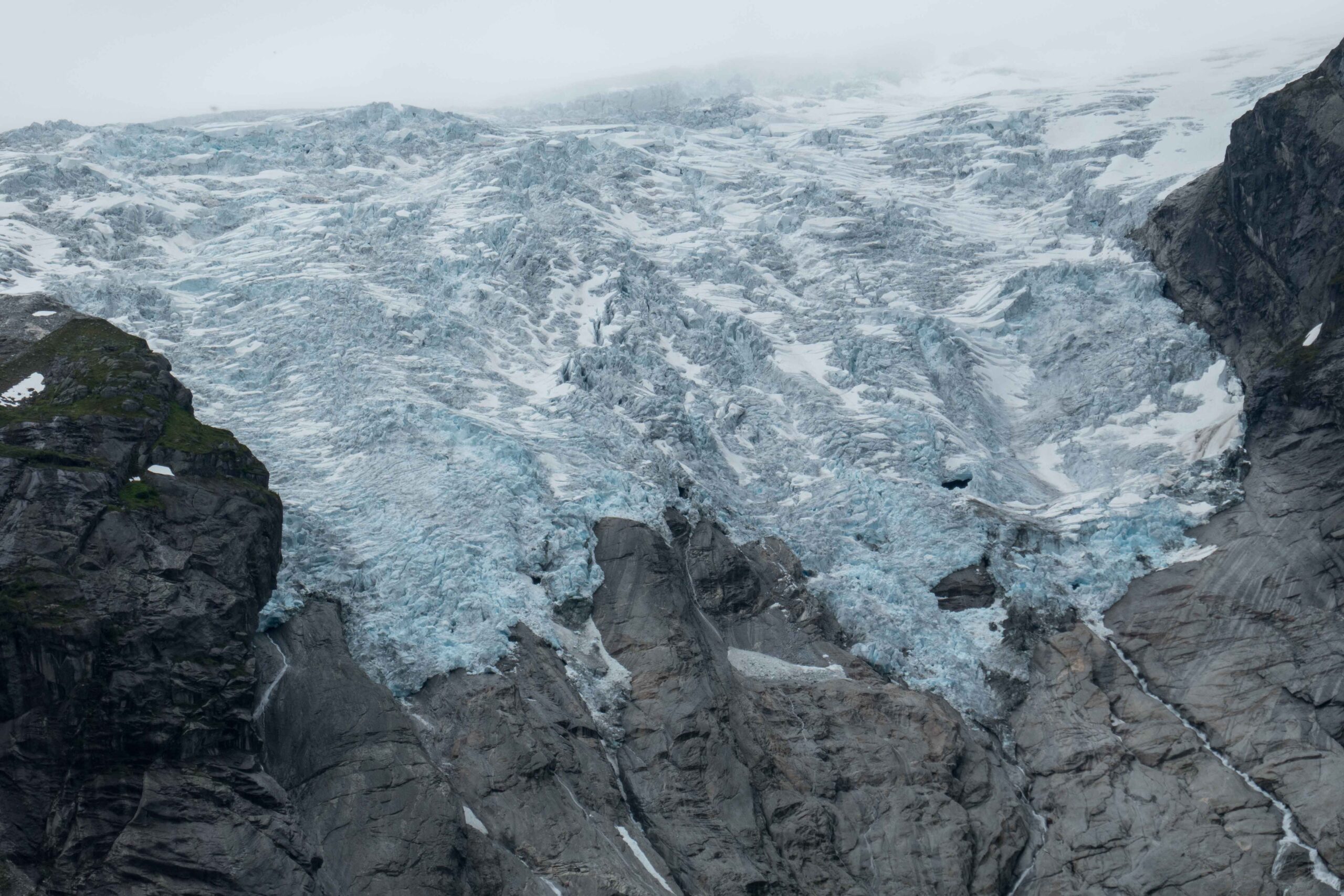 De Bergsetbreen, augustus 2020.