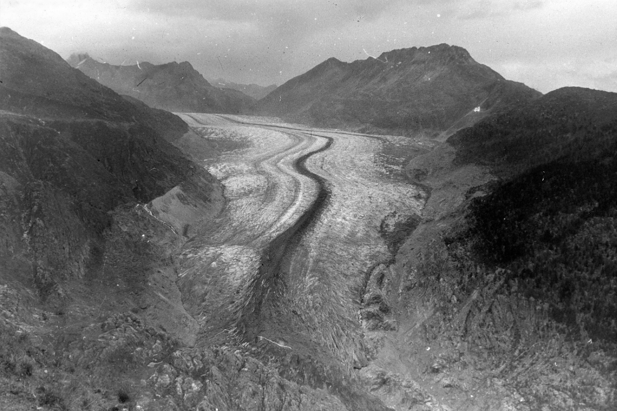 Aletschgletscher in 1942