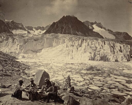 Märjelensee in 1865. Photographer: Adolphe Braun, Library ETH Zürich Hs_1458-GK-B005-1865.