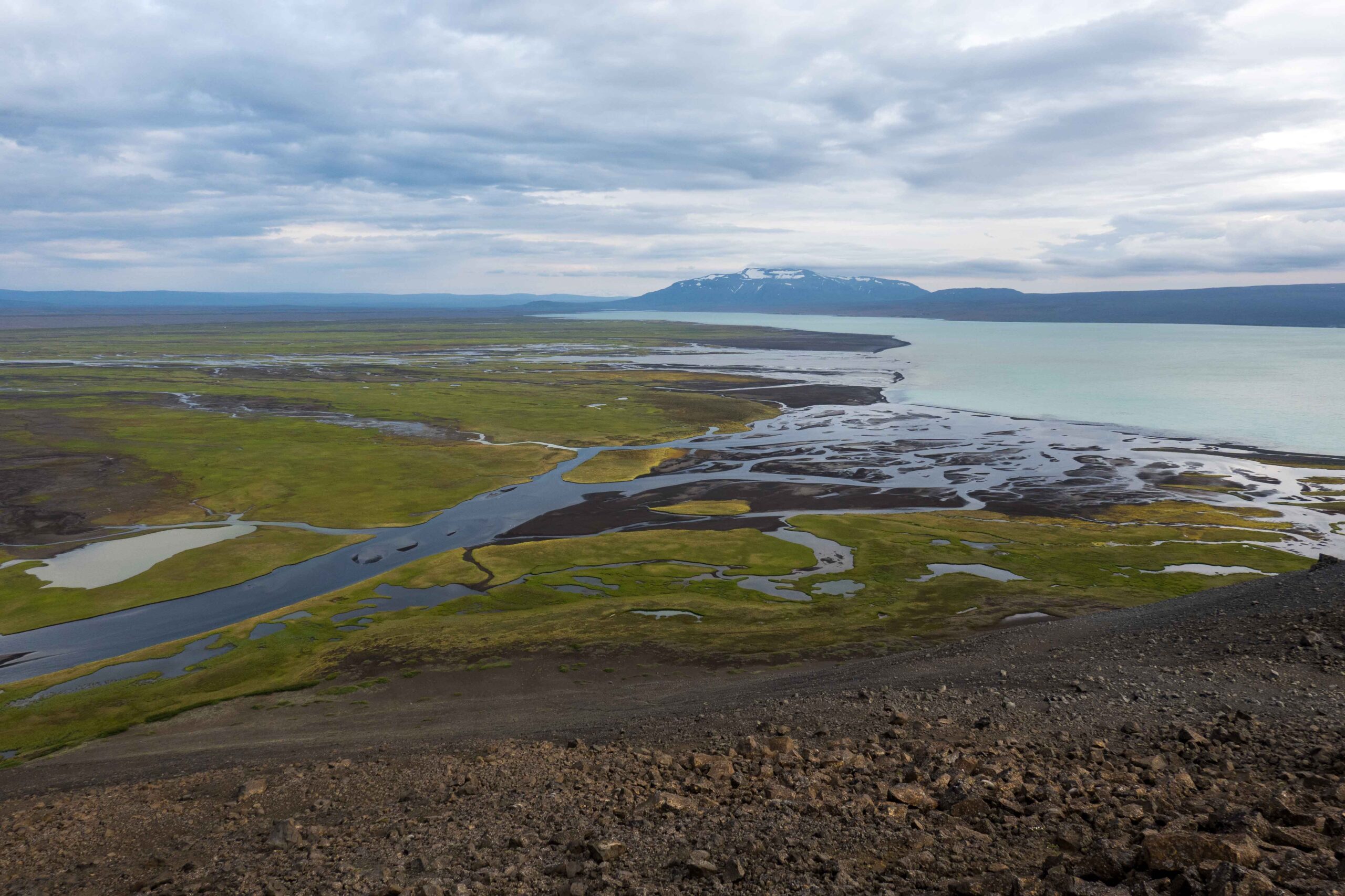 De delta Hvítárnes, juli 2023.