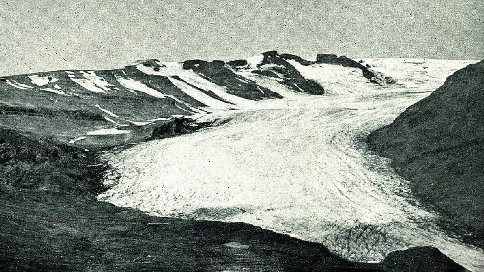 Lambatungnajökull in 1937 door Steinþór Sigurðsson