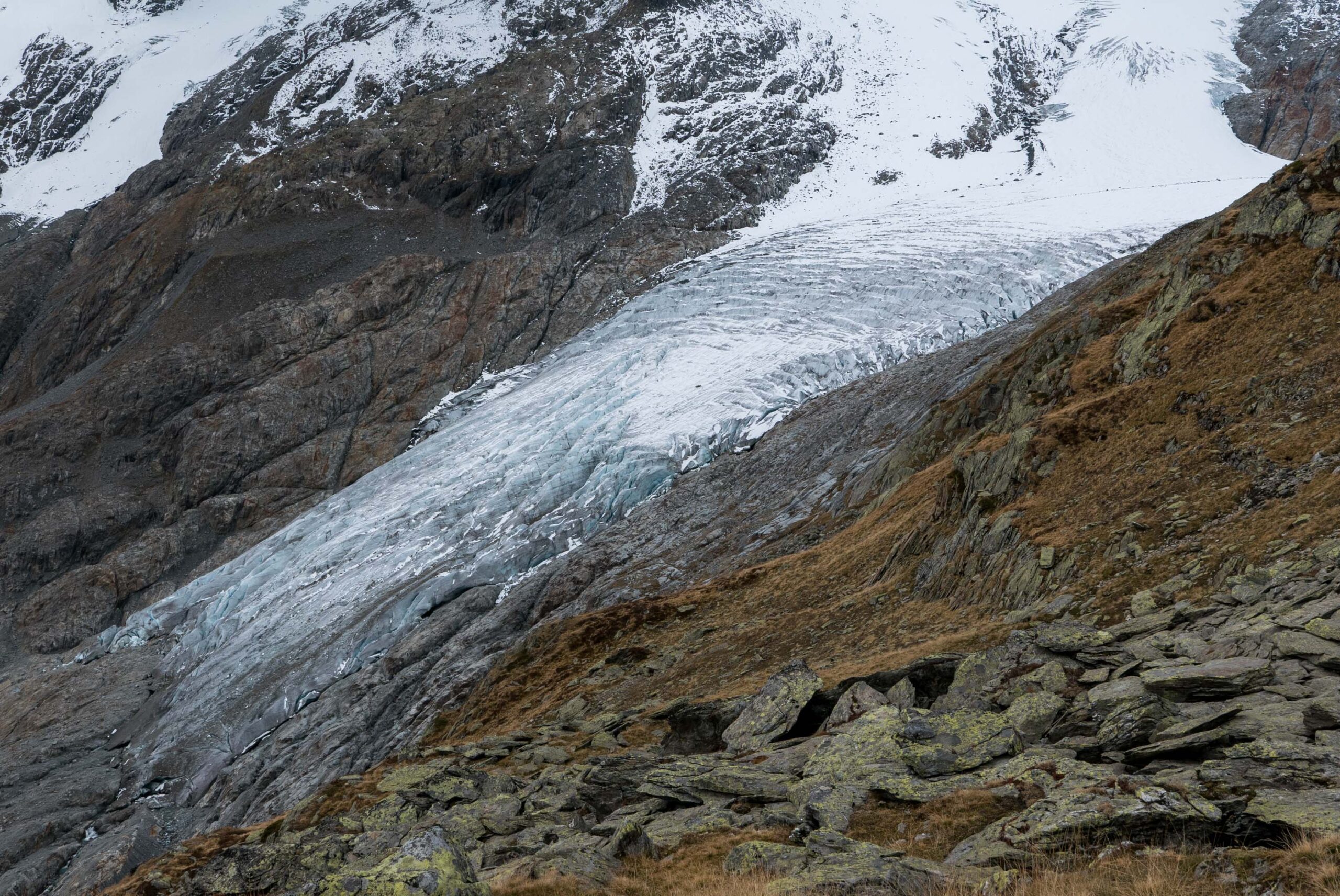 Tong van de Gauligletscher, oktober 2022.