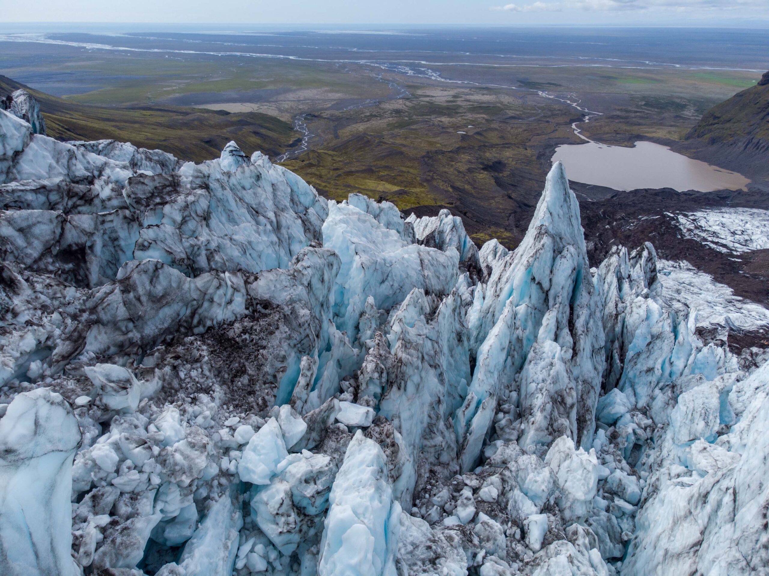 Icefall of Falljökull.