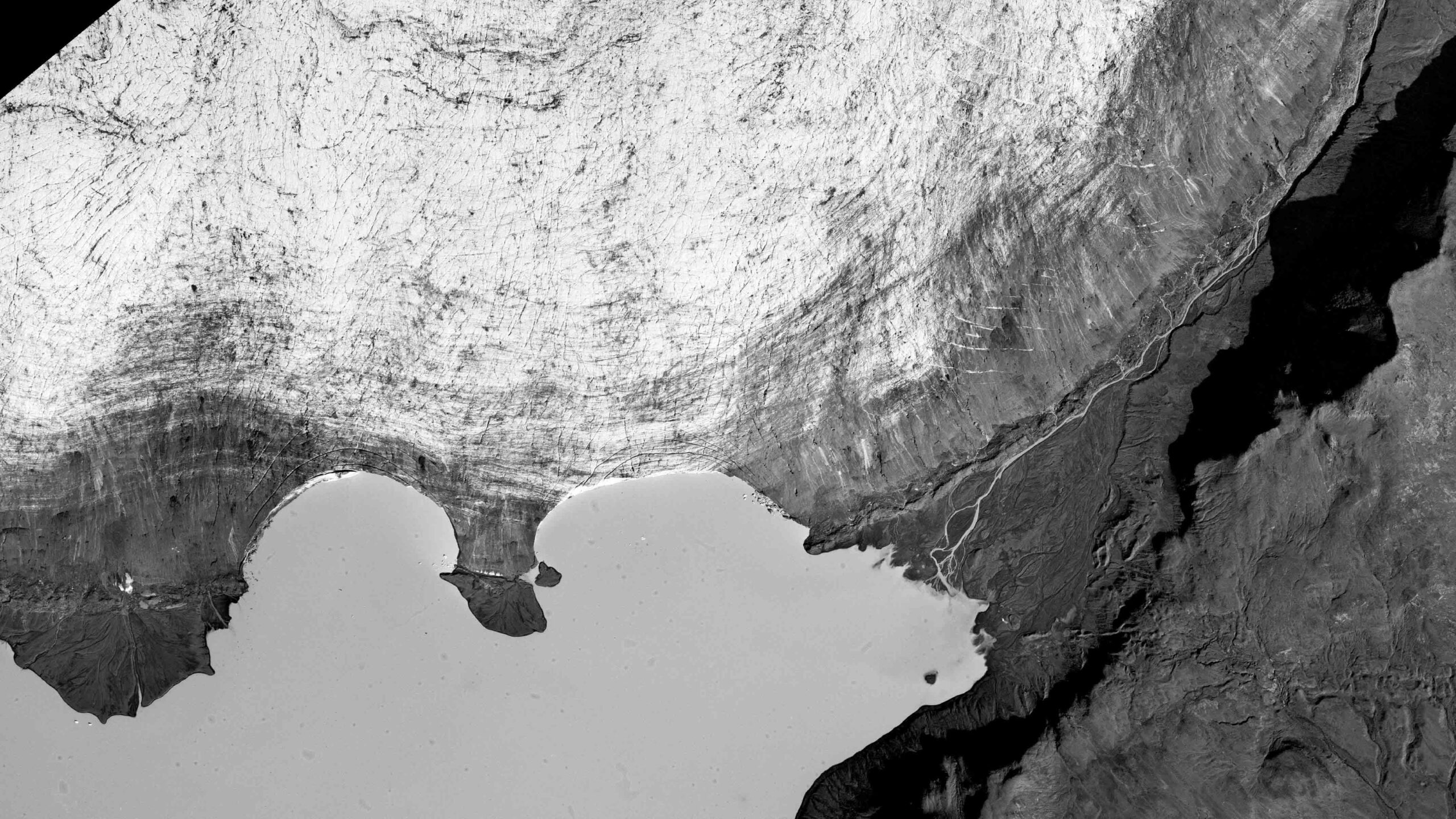 Orthophoto Eystri-Hagafellsjökull in 1984