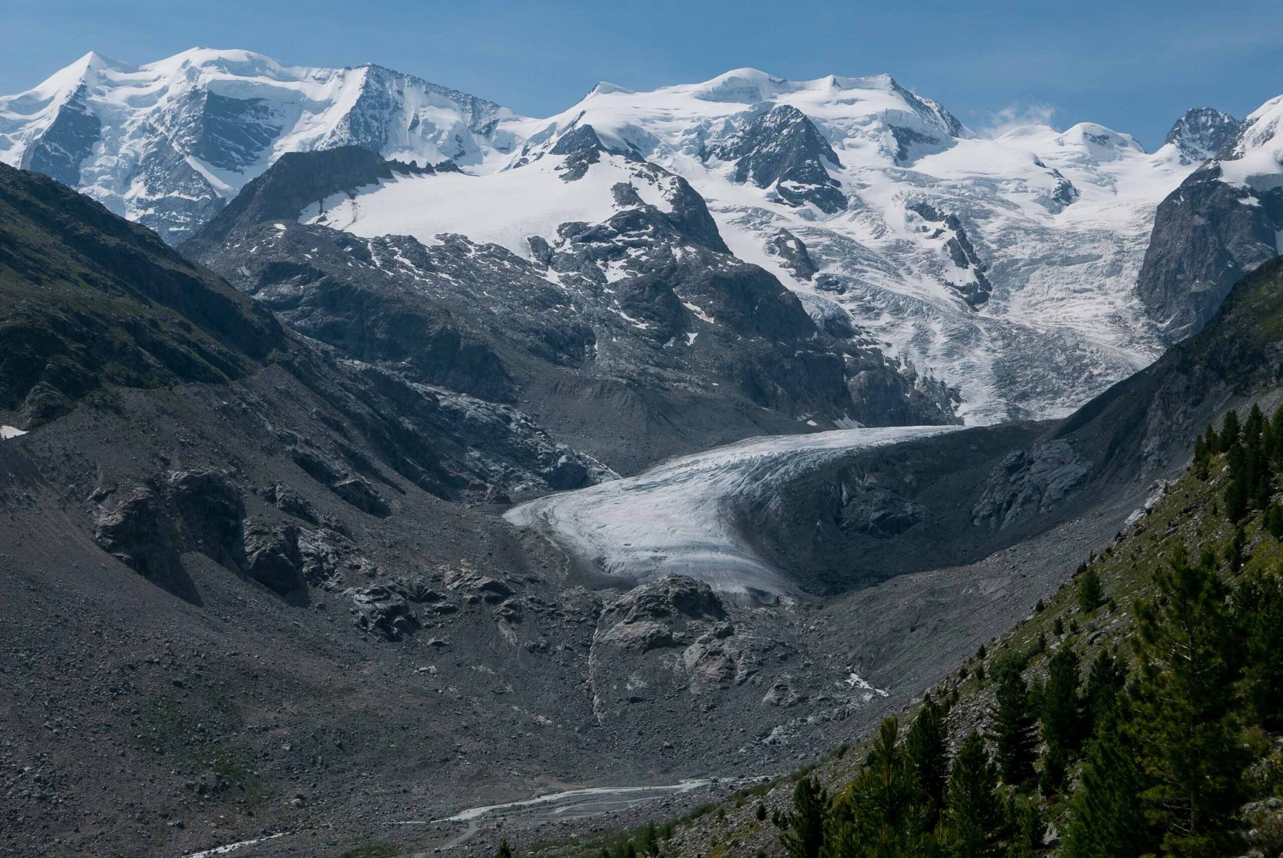 Morteratschgletscher in 2022.