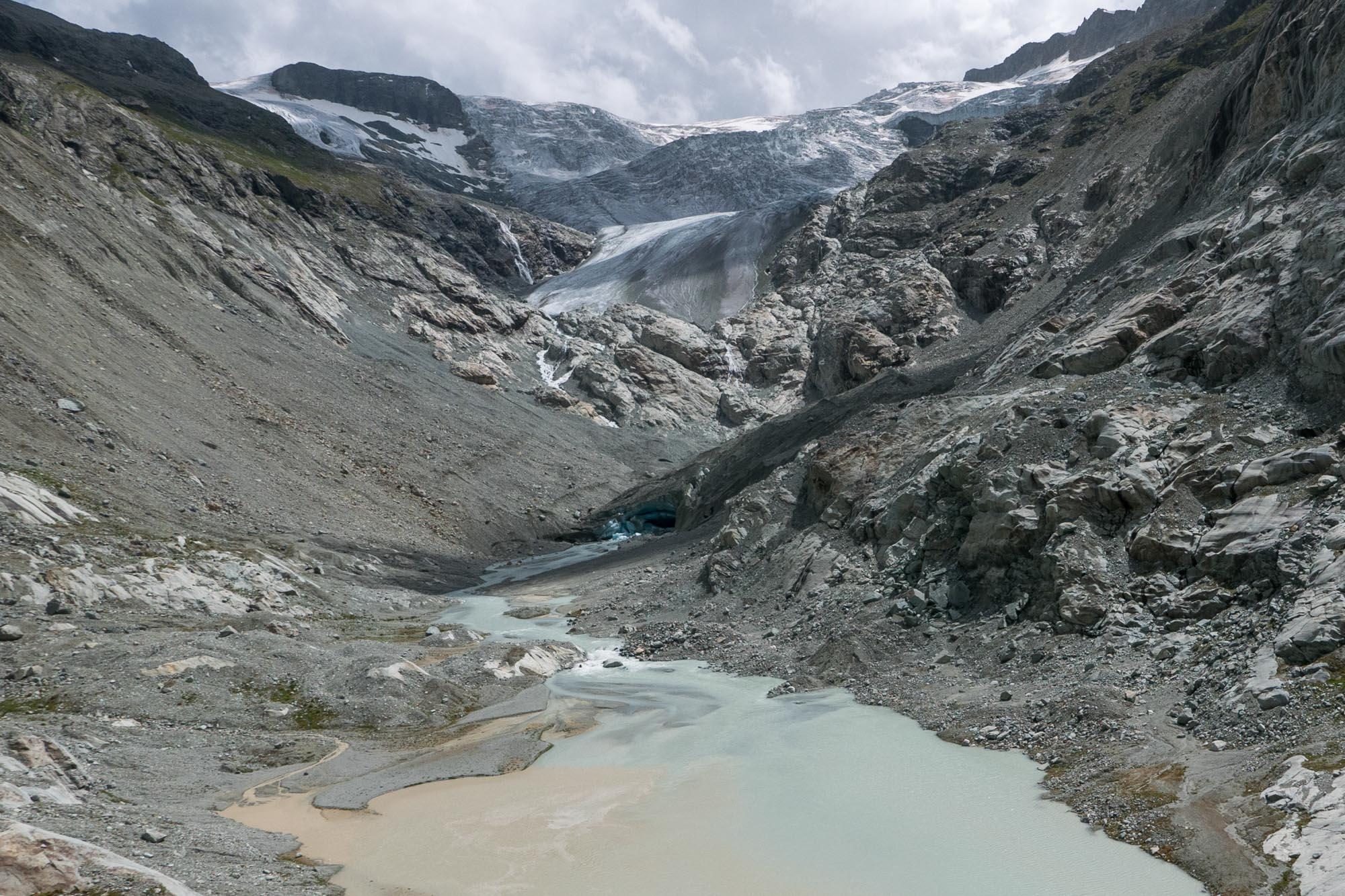 Ferpècle Glacier in 2022.