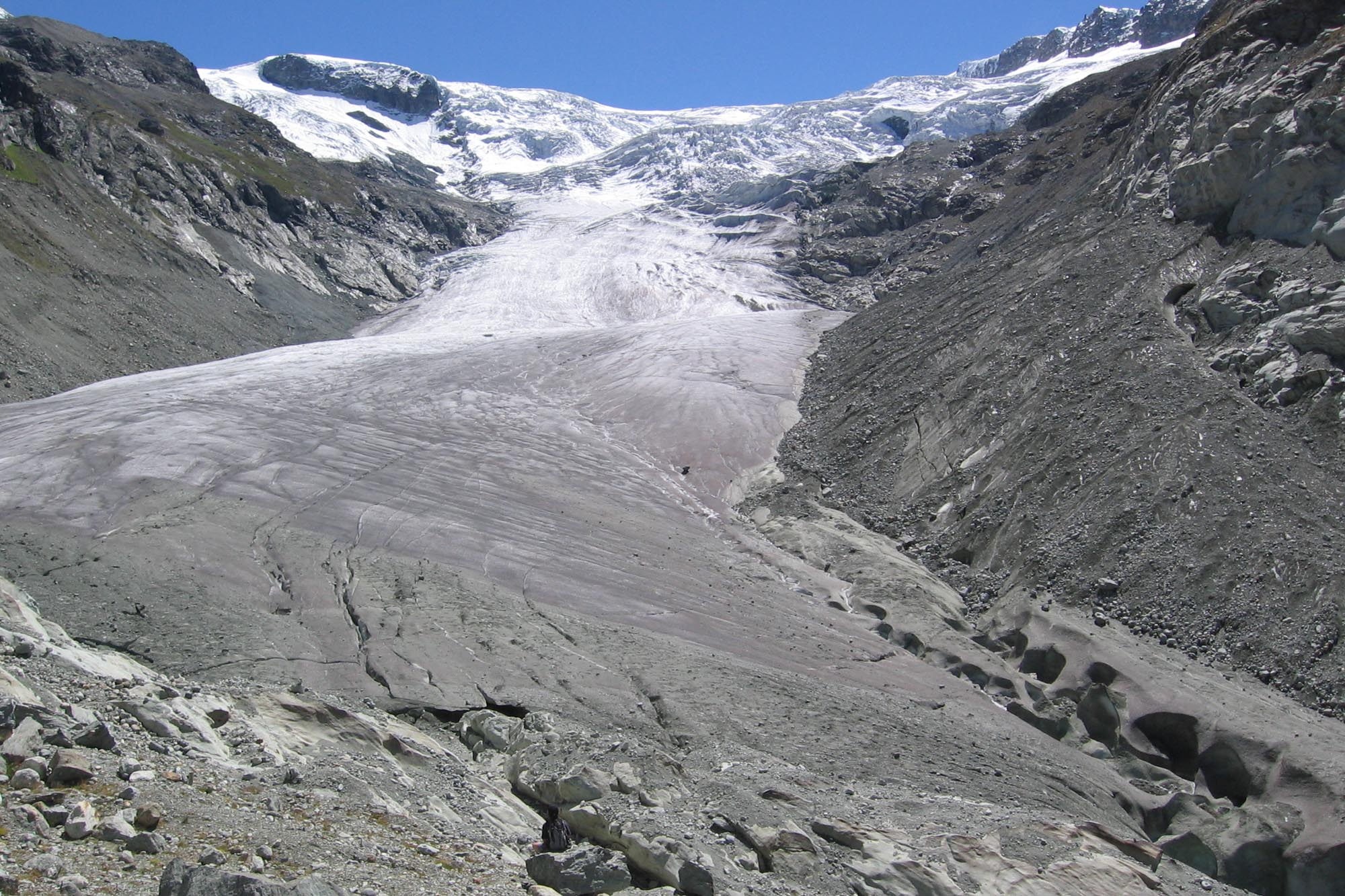 Ferpècle Glacier in 2006. Source: jcplus via Flickr.