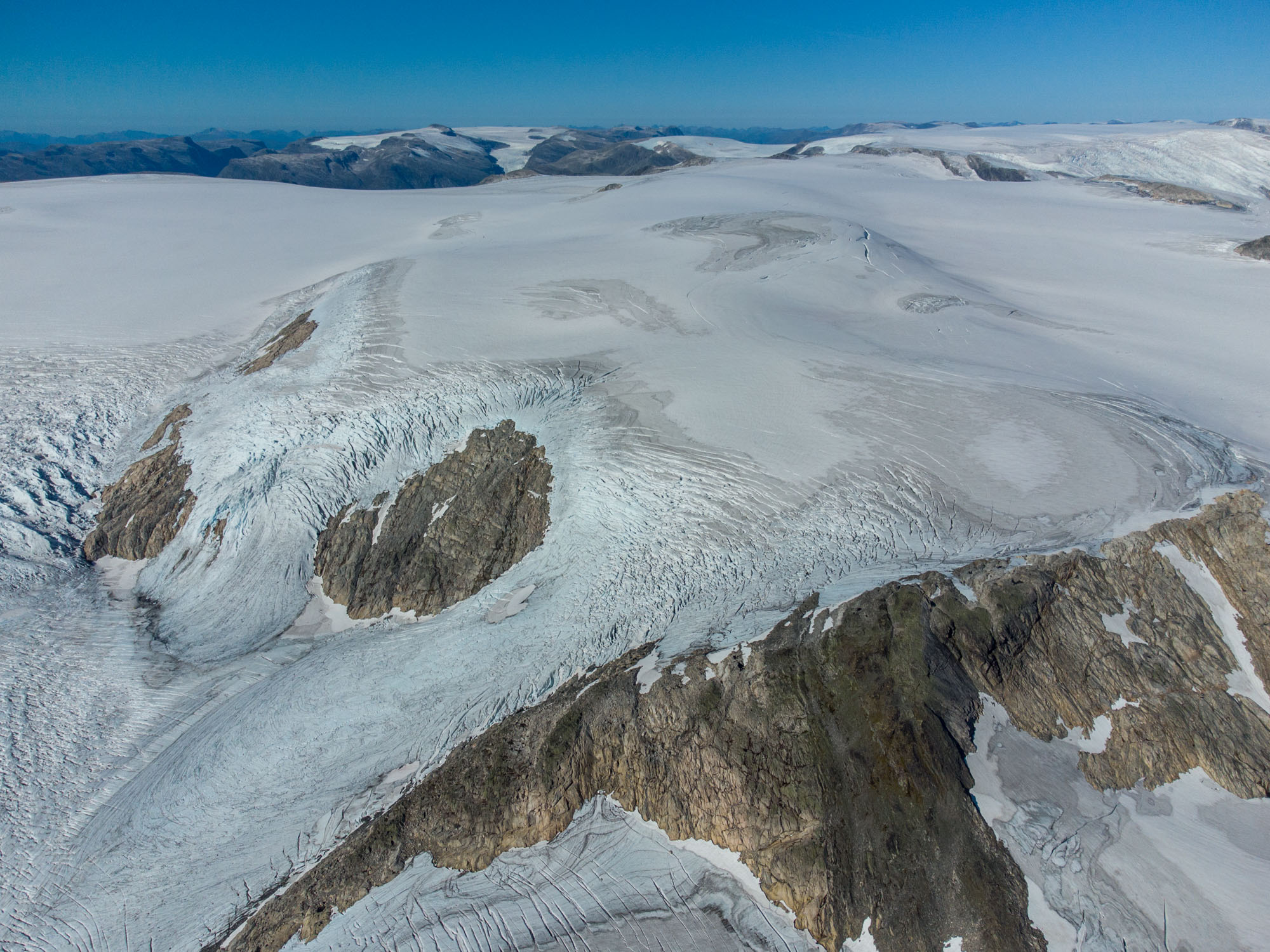 Jostedalsbreen ice cap.