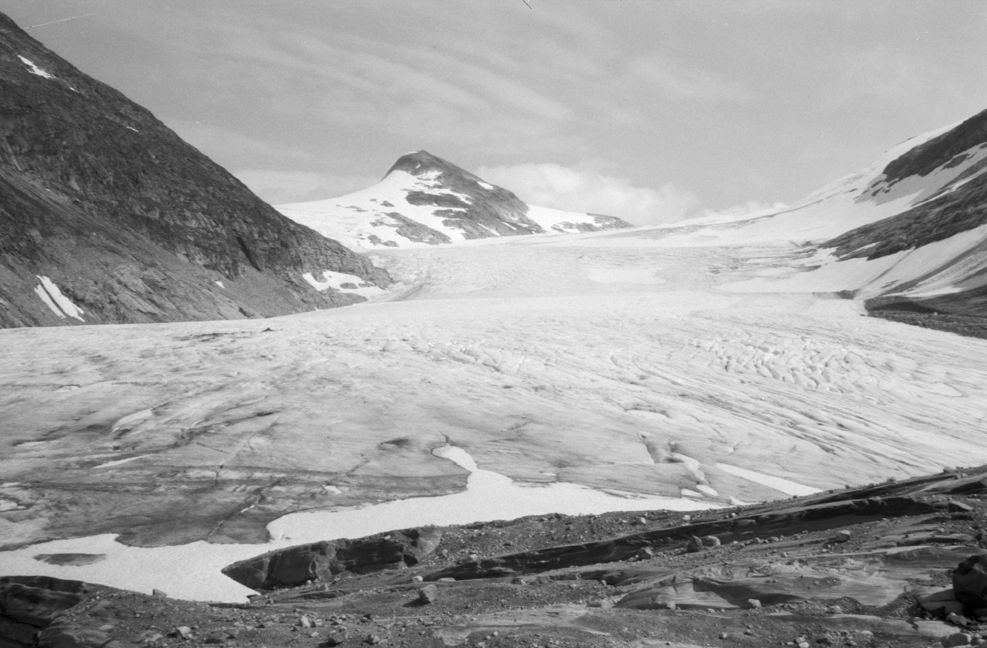 Erdalsbreen 1970 NVE Fotostrom Iskontorets_brebilder_02147