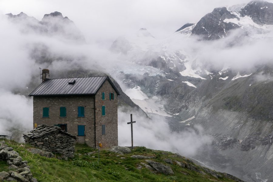 Bricola sits high above the valley.