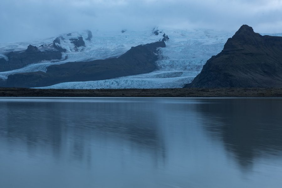 Uitzicht op de Fjallsjökull vanuit het noorden.