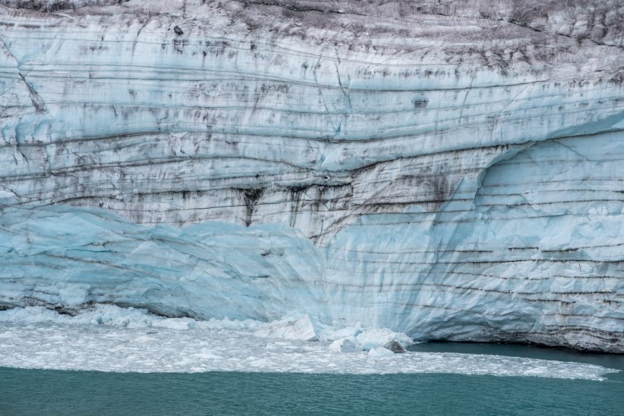 Calving front of Kjelbreen, August 2024.