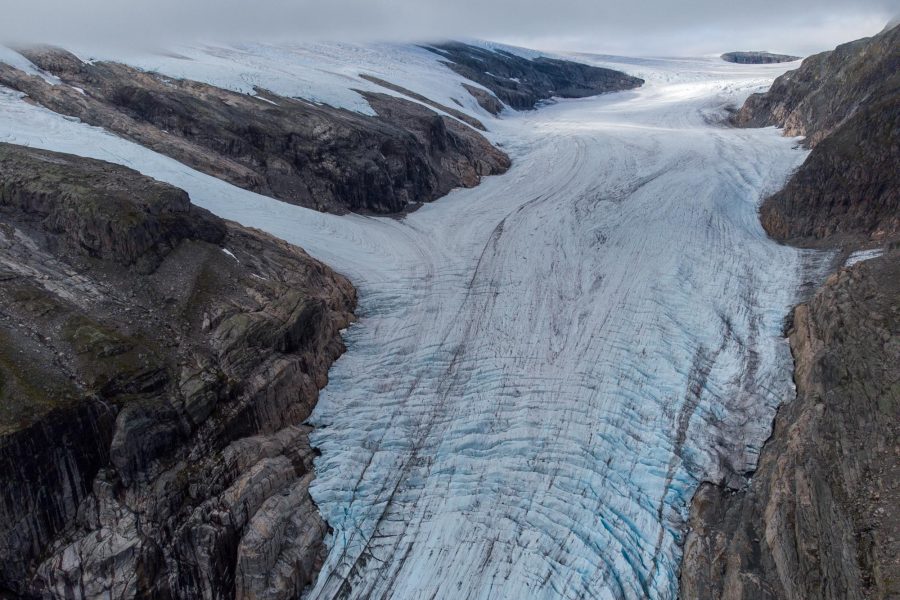 Haugabreen (drone image).