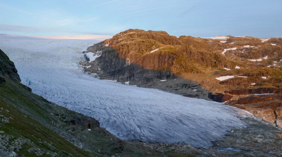 Rembesdalskåka, augustus 2020.